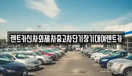 서울 중구 정동 단기렌트카 전문 렌트카신차외제차중고차단기장기대여렌트카