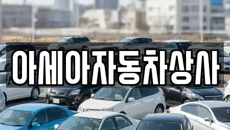 서울특별시 광진구 광장동 중고차매매 전문 아세아자동차상사