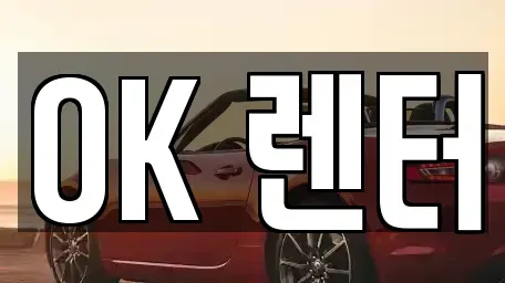 서울특별시 성북구 보문동5가 렌트카 전문 OK 렌터