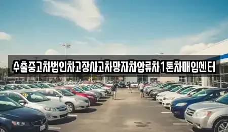 서울특별시 성북구 보문동5가 중고차매입 전문 수출중고차법인차고장사고차망자차압류차1톤차매입센터