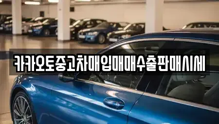 서울특별시 성북구 정릉동 중고차매입 전문 카카오토중고차매입매매수출판매시세