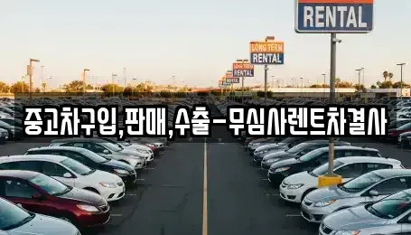 서울특별시 영등포구 문래동6가 중고차 전문 중고차구입,판매,수출-무심사렌트차결사