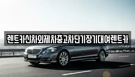 서울특별시 용산구 한강로1가 단기렌트카 전문 렌트카신차외제차중고차단기장기대여렌트카