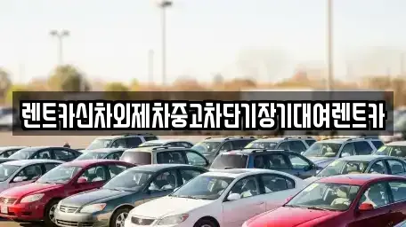 서울특별시 종로구 누하동 단기렌트카 전문 렌트카신차외제차중고차단기장기대여렌트카