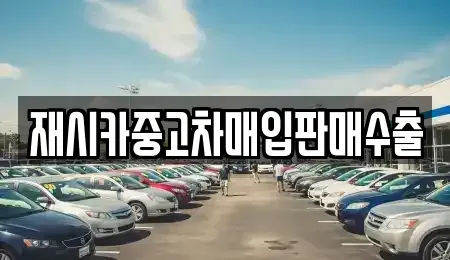 서울특별시 종로구 효제동 중고차매입 전문 재시카중고차매입판매수출
