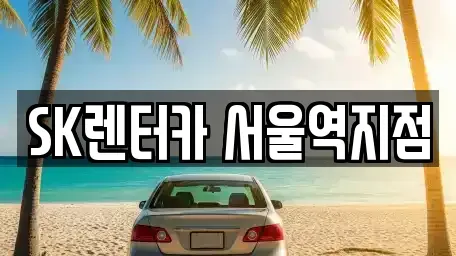 서울특별시 중구 명동2가 렌트카 전문 SK렌터카 서울역지점