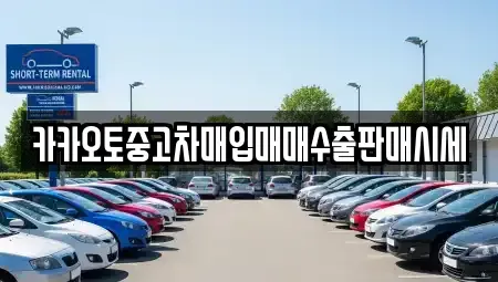 서울특별시 중구 명동2가 중고차매입 전문 카카오토중고차매입매매수출판매시세