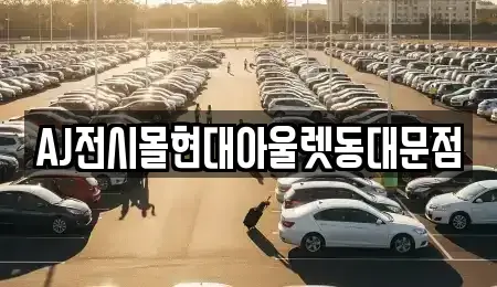 서울특별시 중구 오장동 렌트카 전문 AJ전시몰현대아울렛동대문점