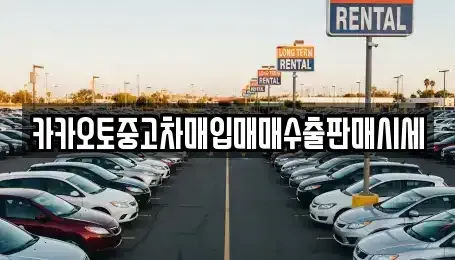 서울특별시 중구 을지로2가 중고차매입 전문 카카오토중고차매입매매수출판매시세
