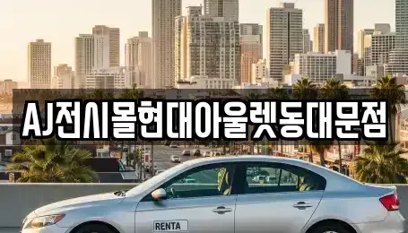 서울특별시 중구 을지로5가 렌트카 전문 AJ전시몰현대아울렛동대문점