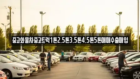 서울특별시 중구 을지로5가 중고차매입 전문 중고화물차중고트럭1톤2.5톤3.5톤4.5톤5톤매매수출매입