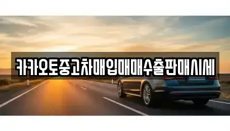 서울특별시 중구 저동2가 중고차매입 전문 카카오토중고차매입매매수출판매시세
