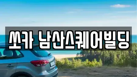 서울특별시 중구 충무로3가 렌트카 전문 쏘카 남산스퀘어빌딩