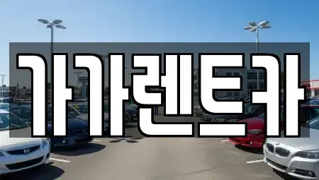 세종 고운동 렌트카 전문 가가렌트카