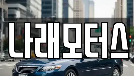 울산 중구 장현동 중고차매매 전문 나래모터스