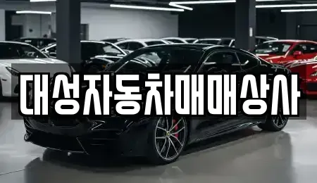 울산 중구 장현동 중고차매입 전문 대성자동차매매상사