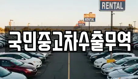 울산광역시 동구 서부동 중고차 전문 국민중고차수출무역