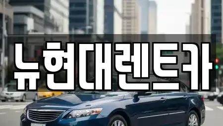 울산광역시 중구 렌트카 전문 뉴현대렌트카