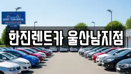 울산광역시 중구 장기렌트카 전문 한진렌트카 울산남지점