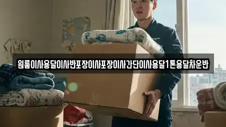 원룸이사용달이사반포장이사포장이사간단이사용달1톤용달차운반
