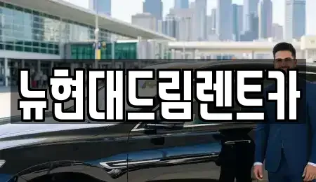 인천 계양구 귤현동 렌트카 전문 뉴현대드림렌트카