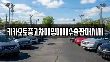 인천 계양구 박촌동 중고차매입 전문 카카오토중고차매입매매수출판매시세