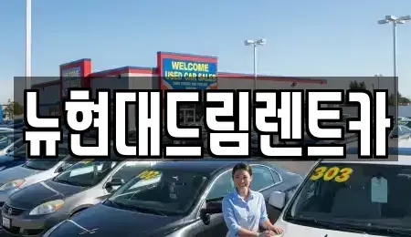 인천 동구 화수동 렌트카 전문 뉴현대드림렌트카