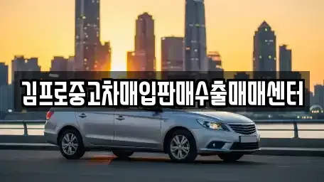 인천 동구 화수동 중고차매입 전문 김프로중고차매입판매수출매매센터