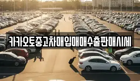인천 중구 해안동2가 중고차매입 전문 카카오토중고차매입매매수출판매시세