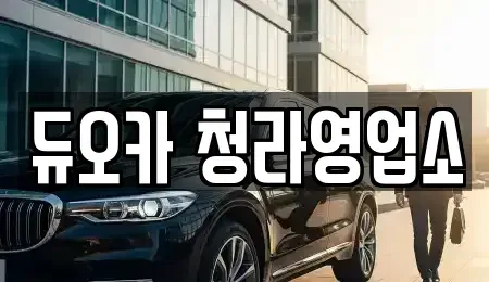 인천광역시 서구 청라동 렌트카 전문 듀오카 청라영업소