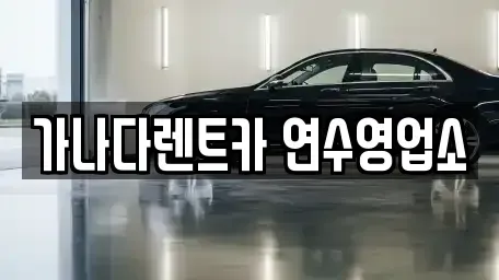 인천광역시 연수구 청학동 단기렌트카 전문 가나다렌트카 연수영업소