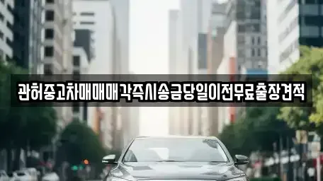 인천광역시 중구 답동 중고차 전문 관허중고차매매매각즉시송금당일이전무료출장견적