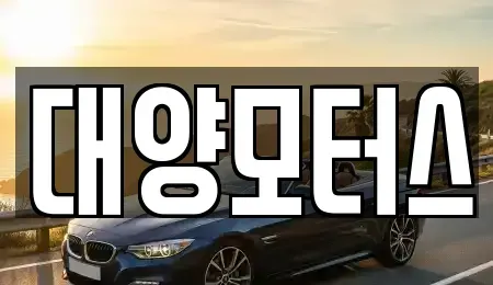 전남 고흥군 금산면 중고차매매 전문 대양모터스