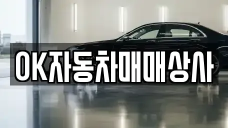 전남 광양시 광영동 중고차 전문 OK자동차매매상사