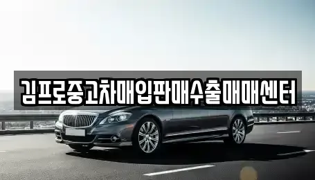 전남 목포시 유달동 중고차매입 전문 김프로중고차매입판매수출매매센터