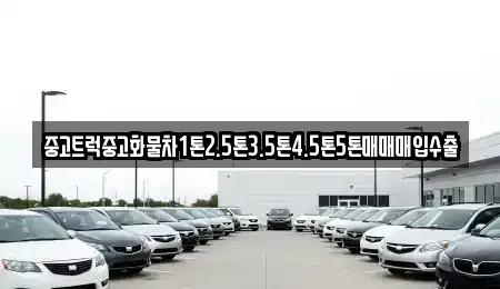 전남 순천시 안풍동 중고차 전문 중고트럭중고화물차1톤2.5톤3.5톤4.5톤5톤매매매입수출