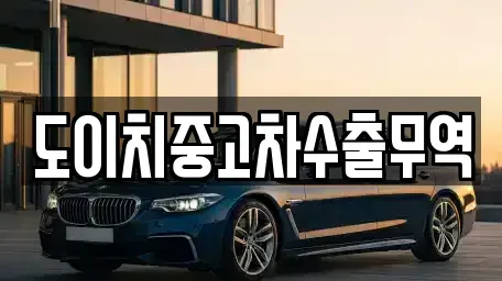 전남 여수시 월하동 중고차매매 전문 도이치중고차수출무역