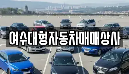 전남 여수시 월하동 중고차매매 전문 여수대형자동차매매상사