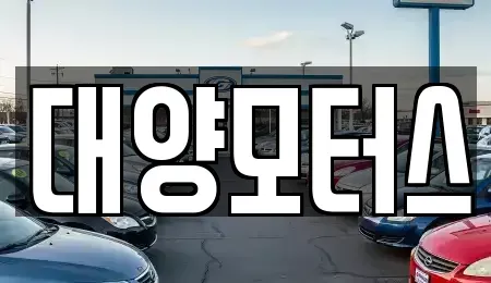 전라남도 나주시 교동 중고차매매 전문 대양모터스