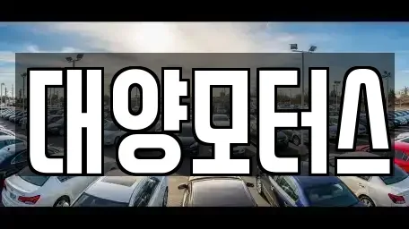 전라남도 나주시 왕곡면 중고차매매 전문 대양모터스