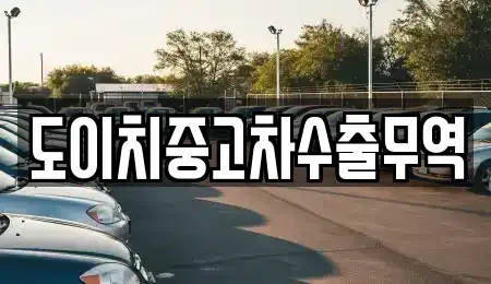 전라남도 목포시 남교동 중고차 전문 도이치중고차수출무역