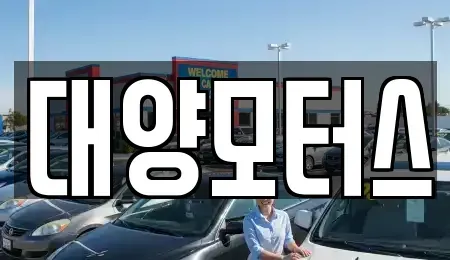 전라남도 순천시 동외동 중고차매매 전문 대양모터스