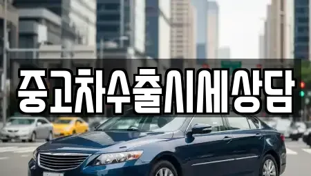 전라남도 순천시 풍덕동 중고차매매 전문 중고차수출시세상담