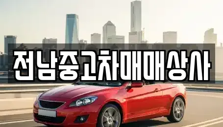 전라남도 영암군 도포면 중고차 전문 전남중고차매매상사