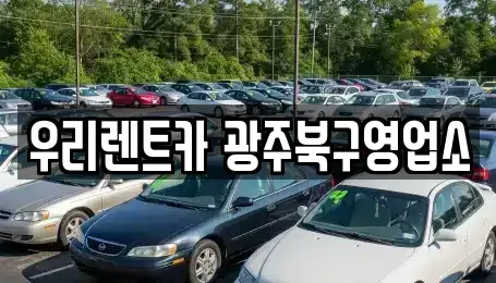 전라남도 화순군 단기렌트카 전문 우리렌트카 광주북구영업소