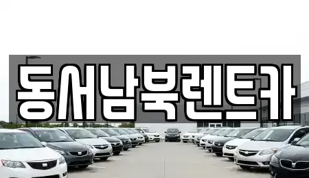 전라남도 화순군 렌트카 전문 동서남북렌트카