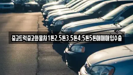 전북 부안군 주산면 중고차 전문 중고트럭중고화물차1톤2.5톤3.5톤4.5톤5톤매매매입수출
