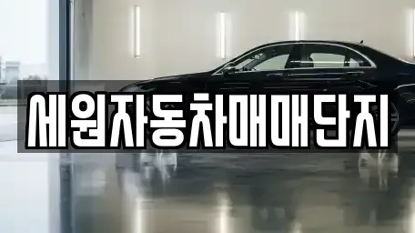 전북 순창군 유등면 중고차 전문 세원자동차매매단지