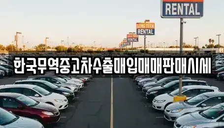 전북 순창군 유등면 중고차매입 전문 한국무역중고차수출매입매매판매시세