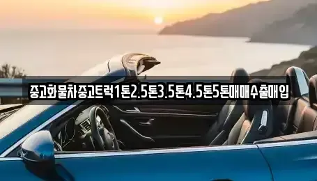 전북 임실군 덕치면 중고차 전문 중고화물차중고트럭1톤2.5톤3.5톤4.5톤5톤매매수출매입